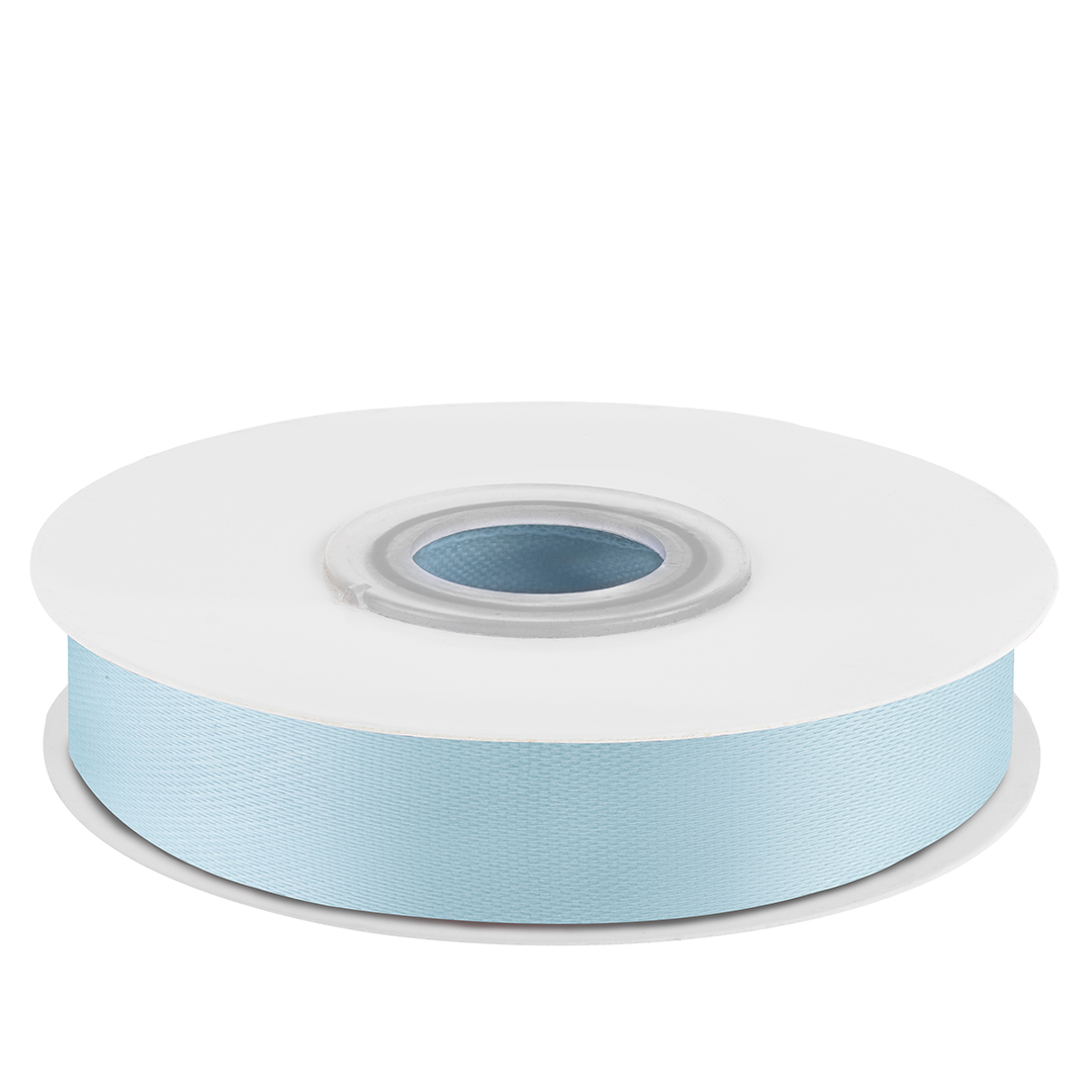 Лента атласная (1,2см*22,85м) Небесно-голубой, 1 шт.