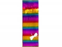 Гирлянда Тассел, фольг, Радуга, 10 листов.