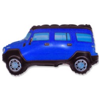 Шар (32''/81 см) Фигура, Внедорожник, Синий, 1 шт.