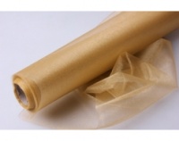 Органза снег, (70см*9м),Золото, 1 шт.