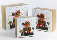 Коробка (18*18*8,5см), Подарки, 1 шт.