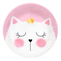 Тарелки (18см), "Кошка Мэри", набор 6 шт.