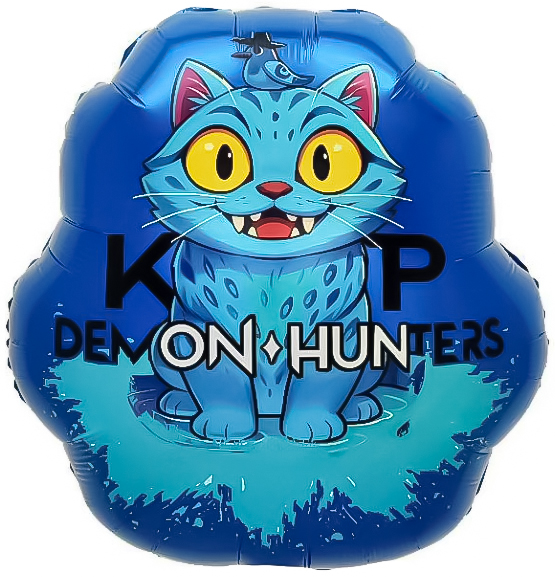 Шар (22''/56см) Фигура, Котик Аниме, 1 шт.