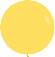 Шар (24''/61см) Желтый (020), Пастель, 1 шт.