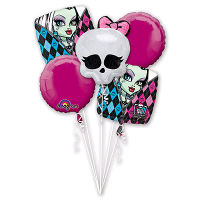 Безымянный Букет из фольгированных шаров "Monster High", 1 шт.