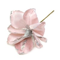 Цветок искусственный (18*15см), Розовый, 1 шт.