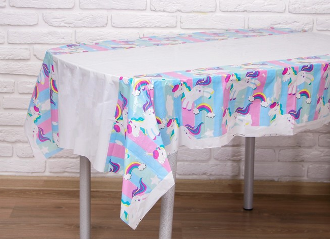 Скатерть (108*180см), "Единорожка", 1 шт.