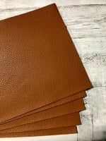 Кожзам зернистый матовый (22*30см), коричневый, 1 шт.