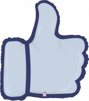 дон отправка Шар (28''/71 см) Фигура, Лайк, #Like, 1 шт.