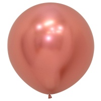 Шар (24''/61см) Розовое золото (968), Хром, 1 шт.