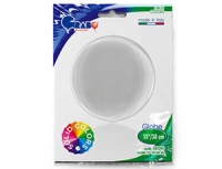 1209-0278_m1 Шар (15"/38см) Сфера 3D, Белый, пастель, 1 шт.