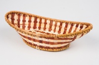 Кашпо плетеное (H6.5*14*28.5см) Лодочка, 1 шт.