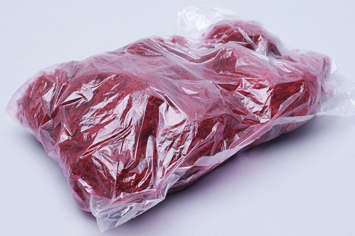 Мох натуральный, стабилизированный красный темный, 50мл.