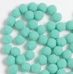 Помпоны Premium (1,5см), аквамариновый, 10 шт.