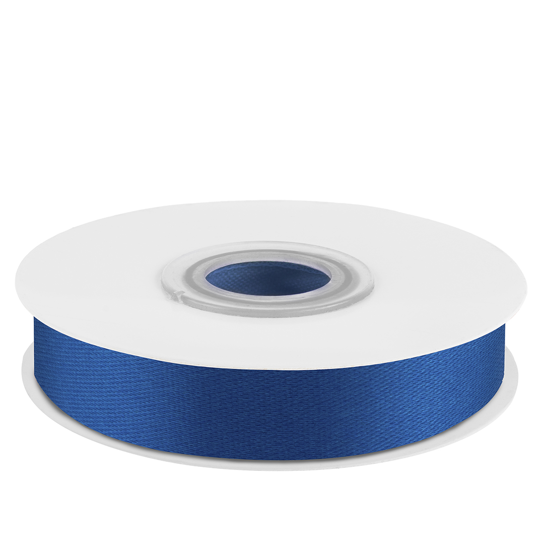 Лента атласная (1,2см*22,85м) Синий, 1 шт.
