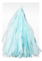 1 Гирлянда Тассел (300см), Светло-голубая, 12 листов.