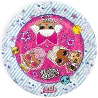 Тарелки (7''/18 см) Кукла ЛОЛ, Модные подружки, 6 шт.