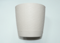 Кашпо (13,5*13,5см), 1,2л, Блюз, Пудровый, 1 шт.