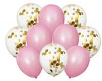 700 (1) Букет из шаров (12"/30см) Праздничный, латекс, 10шт.