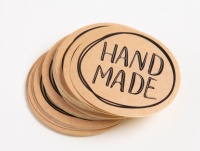 Набор наклеек для бизнеса Hand made, 4х4см, 1 шт.