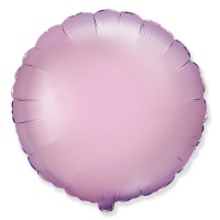 Шар (18''/46 см) Круг, Сатин лиловый, 1 шт.
