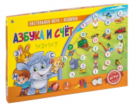 Игра бродилка "Азбука и счет", 1 шт.
