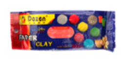 Глина для лепки (500 гр), Красный, 1 шт.