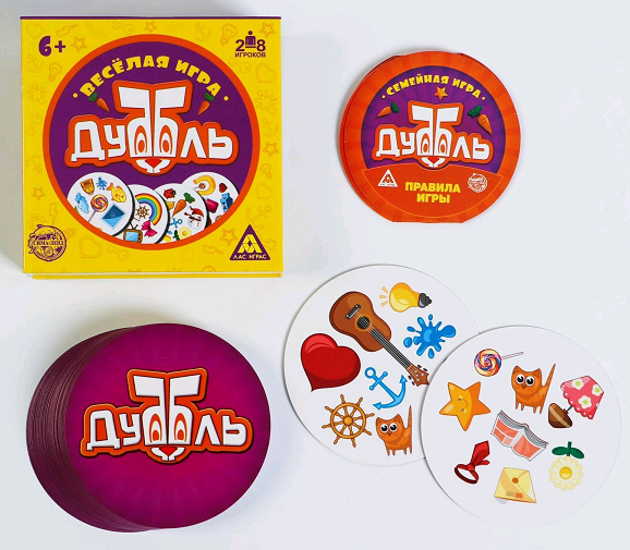 Веселая игра "Дуббль", 1 шт.