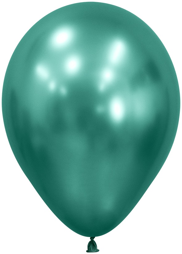 Шар (5''/13см) Аврора грин (932), Хром, 50 шт.