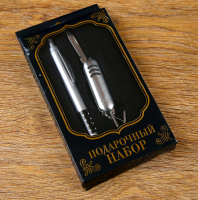 Набор подарочный 2в1 (ручка, нож 3в1), 1 шт.
