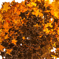 Безымянный Конфетти фольга (1,5см) Звезда, Янтарь, Металлик, 50 гр.