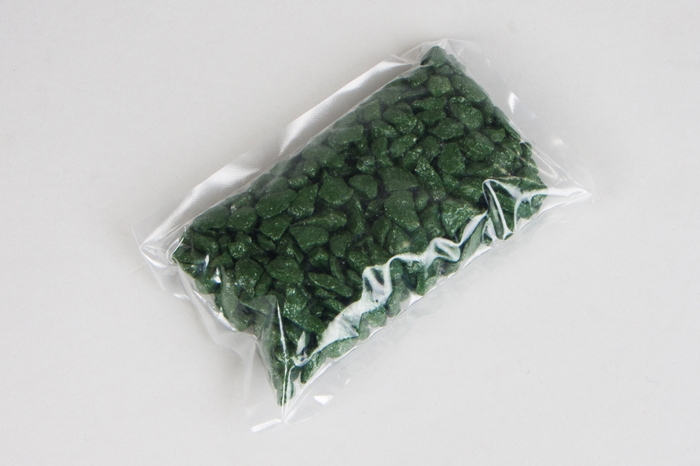 Грунт цветной (5-10мм), зеленый, 200 гр.