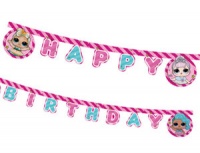 Гирлянда-буквы (220см), Куклы ЛОЛ, 1 шт.