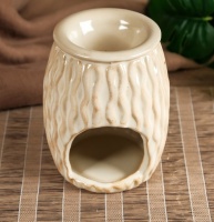 Аромалампа керамика (11*7,8 см), "Суккулент", микс, 1 шт.