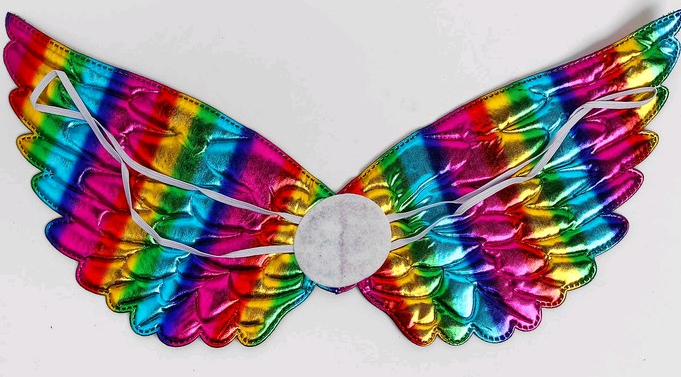 Карнавальные крылья "Ангел", Разноцветные, 1 шт.