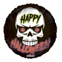 Шар (18"/45см) Круг, Halloween Череп, 1шт.