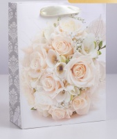 Пакет (18*23*8 см) Свадебный букет, 1 шт.