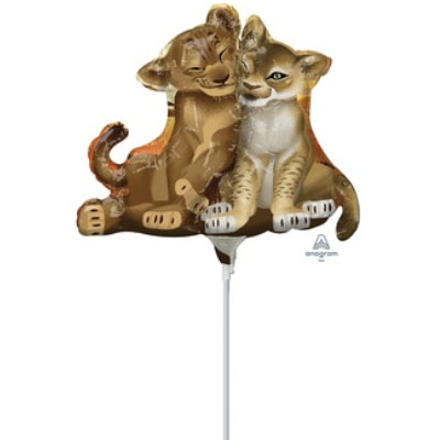 Шар (11"/28 см) Мини-фигура, Король Лев Симба и Нала, 1 шт. Шар (11"/28 см) Мини-фигура, Король Лев Симба и Нала, 1 шт.