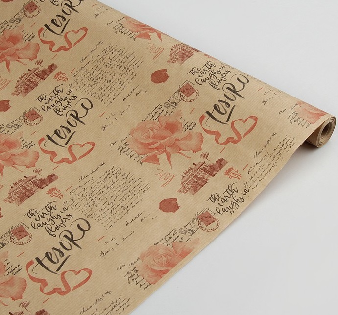 Бумага крафт (0,72*10м), Эстер, 1 шт.