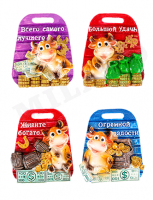 Магнит (6,5*5,3см), Бык с пожеланиями, Микс, 1 шт.
