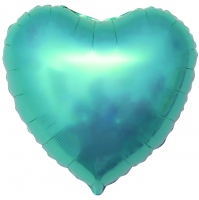 Шар (19''/48 см) Сердце, Тиффани, 1 шт.