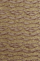 Кожзам c блестками (А4), Узор, золото, 1 шт.