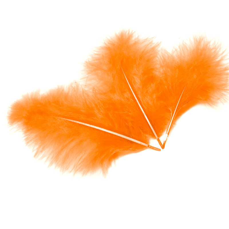 Перья, Апельсин, 100 шт.