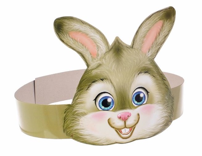 Маска на ободке "Зайчик", 13,1х64 см, 1шт.