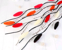 Декор тинги (150см), Пушистики вытянутые, Микс, 1 шт.