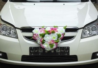 Украшение на радиатор, роза (60х50см) Бело-розовый, 1 шт.