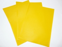 Кожзам зернистый матовый (22*30см), желтый, 1 шт.