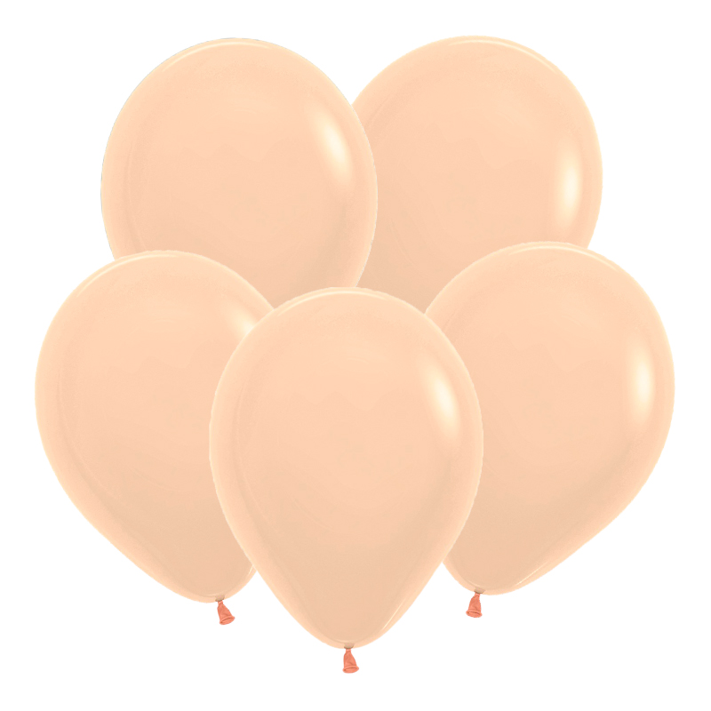 Шар (5"/13см) Персик Малибу (660), Пастель, 100 шт. 
