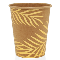 Стаканы крафт (180мл), Золотые листья, 6 шт.