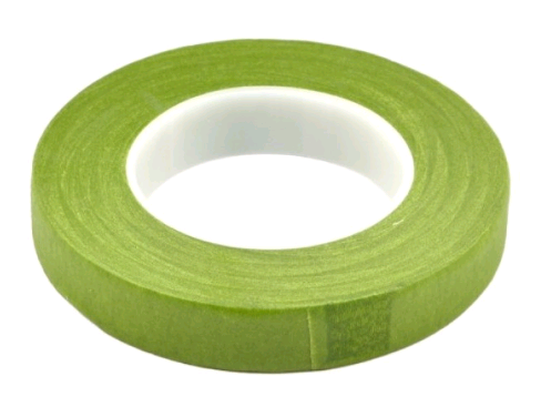 Лента Тейп для цветов (12мм*22,85м), Светло-зелёная, 1 шт.
